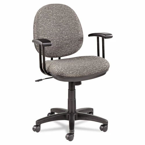 Alera® Alera Interval Series Swivel/Tilt Task Chair, Supports 275 Lb, 18.11" To 23.22" Seat, Graphite Gray Seat/Back, Black Base - Image 6