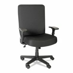 Alera® Alera XL Series Big/Tall High-Back Task Chair, Supports Up To 500 Lb, 17.5" To 21" Seat Height, Black