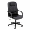 Alera® Alera Sparis Executive High-Back Swivel/Tilt Bonded Leather Chair, Supports Up To 275 Lb, 18.11" To 22.04" Seat Height, Black