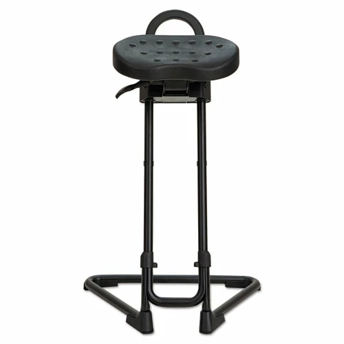 Alera® Alera SS Series Sit/Stand Adjustable Stool, Supports Up To 300 Lb, Black - Image 3