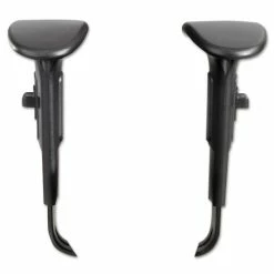 Safco® Adjustable T-Pad Arms For Safco Alday And Vue Series Task Chairs And Stools, 3.5 X 10.5 X 14, Black, 2/Set