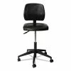 Alera® Alera WL Series Workbench Stool, Supports Up To 250 Lb, 17.25" To 25" Seat Height, Black