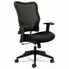 HON® VL702 Mesh High-Back Task Chair, Supports Up To 250 Lb, 18.5" To 23.5" Seat Height, Black