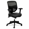 HON® VL531 Mesh High-Back Task Chair With Adjustable Arms, Supports Up To 250 Lb, 18" To 22" Seat Height, Black
