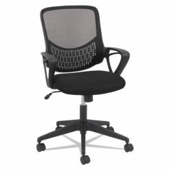 OIF Modern Mesh Task Chair, Supports Up To 250 Lb, 17.17" To 21.06" Seat Height, Black