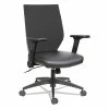 Alera® Alera EB-T Series Synchro Mid-Back Flip-Arm Chair, Supports Up To 275 Lb, 17.71" To 21.65" Seat Height, Black