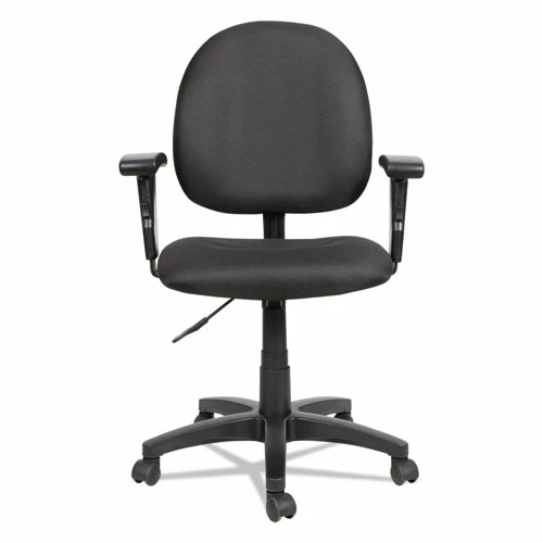 Alera® Alera Essentia Series Swivel Task Chair With Adjustable Arms, Supports Up To 275 Lb, 17.71" To 22.44" Seat Height, Black - Image 8