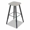 Safco® AlphaBetter Adjustable-Height Student Stool, Backless, Supports Up To 250 Lb, 35.5" Seat Height, Black