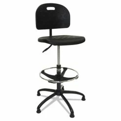 ShopSol™ Workbench Shop Chair, Supports Up To 250 Lb, 22" To 32" Seat Height, Black