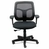 Eurotech Apollo Mid-Back Mesh Chair, 18.1" To 21.7" Seat Height, Black