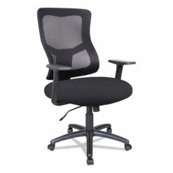 Alera® Alera Elusion II Series Mesh Mid-Back Swivel/Tilt Chair, Supports Up To 275 Lb, 18.11" To 21.77" Seat Height, Black