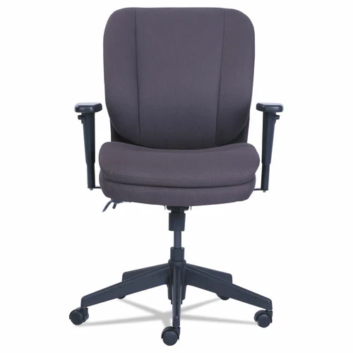 SertaPedic® Cosset Ergonomic Task Chair, Supports Up To 275 Lb, 19.5" To 22.5" Seat Height, Gray Seat/Back, Black Base - Image 6