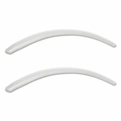 Alera® Neratoli Series Replacement Arm Pads For Alera Neratoli Series Chairs, Faux Leather, 1.77 X 15.15 X 0.59, White, 2/Set