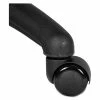 Alera® Dual Wheel Hooded Casters, Grip Ring Type B Stem, 2" Soft Nylon Wheel, Black, 5/Set