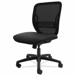 HON® Gateway Mid-Back Task Chair, Supports Up To 250 Lb, 17" To 22" Seat Height, Black