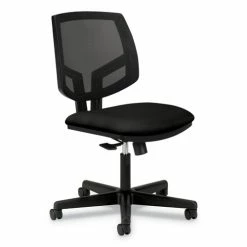 HON® Volt Series Mesh Back Task Chair, Supports Up To 250 Lb, 18.25" To 22.38" Seat Height, Black