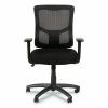 Alera® Alera Elusion II Series Mesh Mid-Back Swivel/Tilt Chair, Adjustable Arms, Supports 275lb, 17.51" To 21.06" Seat Height, Black