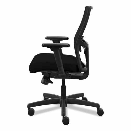 HON® Ignition 2.0 4-Way Stretch Low-Back Mesh Task Chair, Supports Up To 300 Lb, 16.75" To 21.25" Seat Height, Black - Image 4
