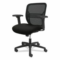 HON® Gateway Mid-Back Task Chair, Supports Up To 250 Lb, 17" To 22" Seat Height, Black