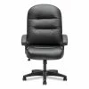 HON® Pillow-Soft 2090 Series Executive High-Back Swivel/Tilt Chair, Supports Up To 250 Lb, 16" To 21" Seat Height, Black