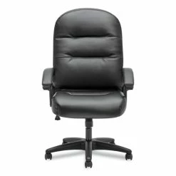 HON® Pillow-Soft 2090 Series Executive High-Back Swivel/Tilt Chair, Supports Up To 250 Lb, 16" To 21" Seat Height, Black