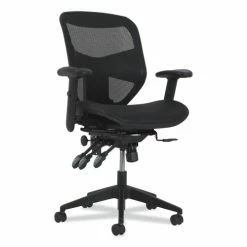 HON® Prominent Mesh High-Back Task Chair, Supports Up To 250 Lb, 16.93" To 20.67" Seat Height, Black