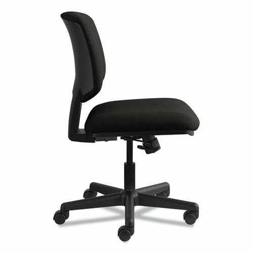 HON® Volt Series Leather Task Chair, Supports Up To 250 Lb, 18" To 22.25" Seat Height, Black - Image 6