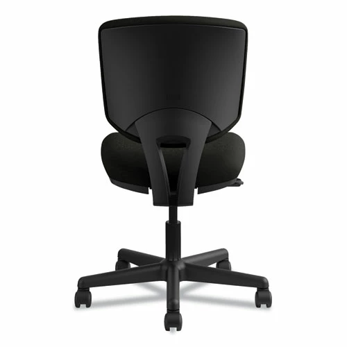 HON® Volt Series Leather Task Chair, Supports Up To 250 Lb, 18" To 22.25" Seat Height, Black - Image 9