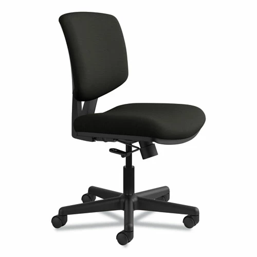 HON® Volt Series Leather Task Chair, Supports Up To 250 Lb, 18" To 22.25" Seat Height, Black - Image 5