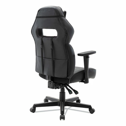 Alera® Racing Style Ergonomic Gaming Chair, Supports 275 Lb, 15.91" To 19.8" Seat Height, Black/Gray Trim Seat/Back, Black/Gray Base - Image 5