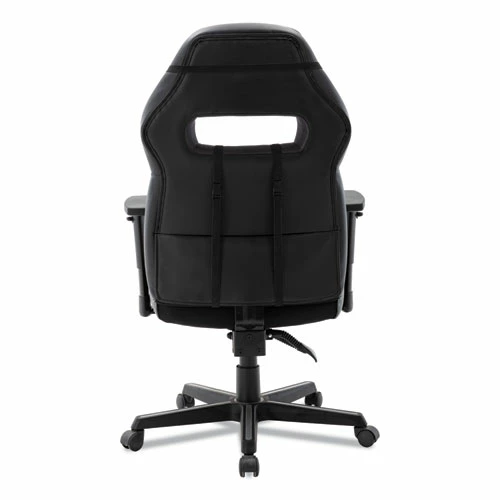 Alera® Racing Style Ergonomic Gaming Chair, Supports 275 Lb, 15.91" To 19.8" Seat Height, Black/Gray Trim Seat/Back, Black/Gray Base - Image 6