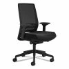 Safco® Medina Deluxe Task Chair, Supports Up To 275 Lb, 18" To 22" Seat Height, Black
