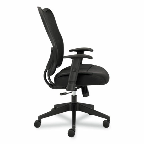 HON® VL702 Mesh High-Back Task Chair, Supports Up To 250 Lb, 18.5" To 23.5" Seat Height, Black - Image 4
