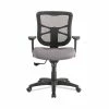 Alera® Alera Elusion Series Mesh Mid-Back Swivel/Tilt Chair, Supports Up To 275 Lb, 17.9" To 21.8" Seat Height, Gray Seat