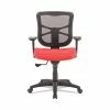 Alera® Alera Elusion Series Mesh Mid-Back Swivel/Tilt Chair, Supports Up To 275 Lb, 17.9" To 21.8" Seat Height, Red