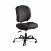 Safco® Alday Intensive-Use Chair, Supports Up To 500 Lb, 17.5" To 20" Seat Height, Black