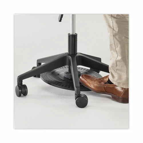 Safco® Lab Stool, Backless, Supports Up To 250 Lb, 19.25" To 24.25" Seat Height, Black - Image 4