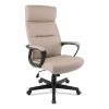 Alera® Alera Oxnam Series High-Back Task Chair, Supports Up To 275 Lbs, 17.56" To 21.38" Seat Height, Tan Seat/Back, Black Base
