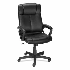 Alera® Alera Dalibor Series Manager Chair, Supports Up To 250 Lb, 17.5" To 21.3" Seat Height, Black Seat/Back, Black Base
