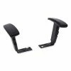 Alera® Optional Height-Adjustable T-Arms For Alera Essentia And Interval Series Chairs, Black, 2/Set