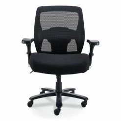 Alera® Alera Faseny Series Big And Tall Manager Chair, Supports Up To 400 Lbs, 17.48" To 21.73" Seat Height, Black Seat/Back/Base