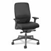 HON® Nucleus Series Recharge Task Chair, Supports Up To 300 Lb, 16.63 To 21.13 Seat Height, Black Seat/Back, Black Base