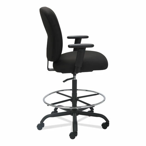 Alera® Alera Mota Series Big And Tall Stool, Supports Up To 450 Lb, 28.74" To 32.67" Seat Height, Black - Image 9