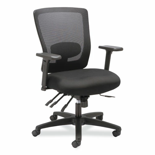 Alera® Alera Envy Series Mesh Mid-Back Swivel/Tilt Chair, Supports Up To 250 Lb, 16.88" To 21.5" Seat Height, Black