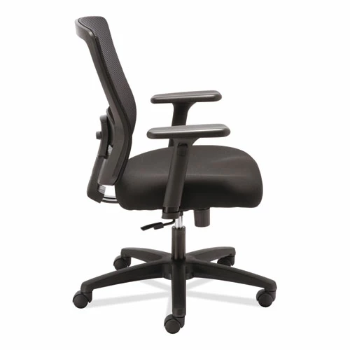 Alera® Alera Envy Series Mesh Mid-Back Swivel/Tilt Chair, Supports Up To 250 Lb, 16.88" To 21.5" Seat Height, Black - Image 8