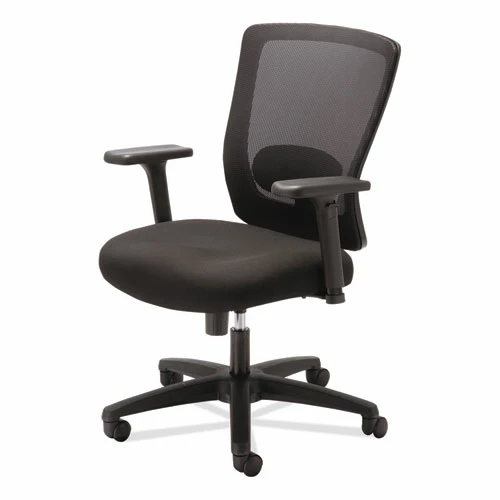 Alera® Alera Envy Series Mesh Mid-Back Swivel/Tilt Chair, Supports Up To 250 Lb, 16.88" To 21.5" Seat Height, Black - Image 9