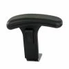 Safco® Optional Height-Adjustable T-Pad Arms For Safco Uber Big And Tall High-Back And Mid-Back Chairs, Black, 2/Set