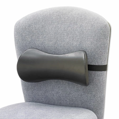 Safco® Lumbar Support Memory Foam Backrest, 14.5 X 3.75 X 6.75, Black - Image 2